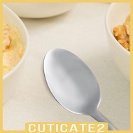 [Cuticate2] Stainless Spoon Gift, Cooking Utensil Engraved Ice Cream Spoon Serving Spoon for Camping Trip Picnic,