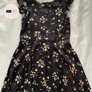 Dress Anak Ralph Lauren Original Black Floral