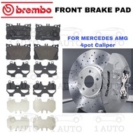 GENUINE BREMBO FRONT BRAKE PAD MERCEDES GLC 43 AMG W205 C43 AMG 4POT AMG CALIPER W213 E300 E43 AMG W
