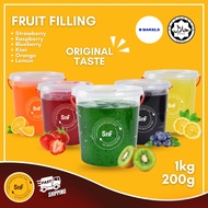 Bakels Fruit Filling Fruit Filling Buah Buahan Topping Filling Puree Blueberry Strawberry Mango Bake