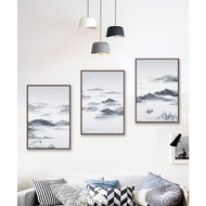 Print Laminate wood press CHINESE PAINTING - Model 11 (3 HCN 3x20x30, 3x30x40, 3x40x60). Print photo
