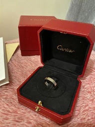 Cartier love ring white gold 750 卡地亞 戒指