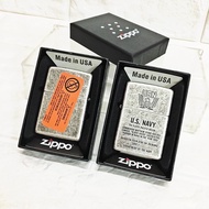 [HCM][Loại Xịn] Bật Lửa ZIPPO Mỹ (USA) Fullbox  Bạc Cổ Khắc U.S. ARMY   (Có Tem Đỏ) [KHÔNG XĂNG] - N