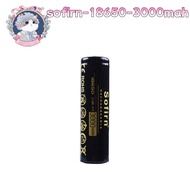 NEW /18650 Sofirn rechargeable battery - 3000mAh  pointed headed and flat headed.