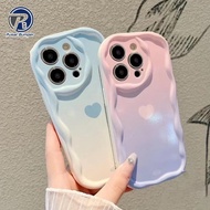 SS877 SOFTCASE SILICON GRADIENT LOVE HEART 3D CURVED WAVY EDGE SOFT TPU COVER FOR INFINIX SPARK 30 G