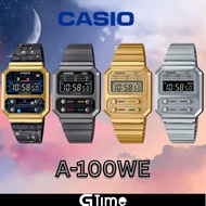 [ORIGINAL + 1YR WARRANTY] CASIO VINTAGE SERIES A100WE-1A  A100WEG-9A  A100WEGG-1A MEN QUARTZ WATCH