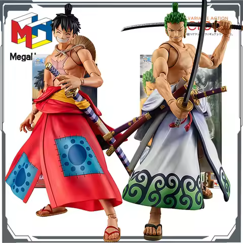 MegaHouse Original Variable Action Heroes Luffy Taro Zoro Jūrō Anime Action Figures Toys for Boys Ch