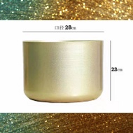 Metallic vase gold colour Avase258