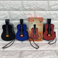 Promo Speaker Bluetooth Model Gitar + Solar A10 Wireless Speaker Gitar Portable Extra Bass