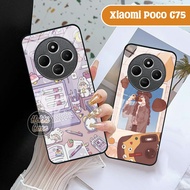 Softcase poco C75 - Case Glass Xiaomi poco C75 - Casing poco C75 - Silicone poco C75 [392H]