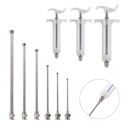 6 Models Straight Gavage Tubes Parrot Pigeon Bird Poultry Feeding Injection Fittings 10ml/20ml/50ml 