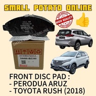 (OEM PRODUCTS) PAD BREK DEPAN / FRONT BRAKE PAD PERODUA ARUZ ,TOYOTA RUSH 2018 (04465-BZ250)