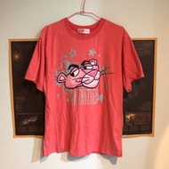 古著 2000年頑皮豹粉紅短袖T恤 Pink Panther 古物 收藏 稀有 正版 早期 vintage