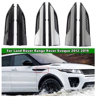 Black Front Fender Side Grill Upper Molding Fit For Land Rover Range Rover Evoque 2012-2019 Car Acce