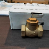 Swing Check Valve 11/2" Hq Brass Tabok Valve/