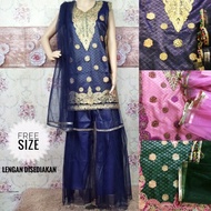 JAMAWAR SHARARA SALWAR QAMEEZ SONGKET BAJU PUNJABI SUIT READY MADE Bollywood Dress Diwali Dress Paki