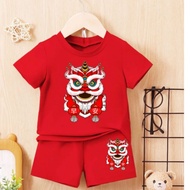 Chinese New Year t-shirt set for boys and girls, new year 2025, snake,/, chinese New Year 2025