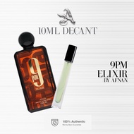 ✨Authentic 9PM Elixir Parfum Intense by Afnan (10ml Decant)