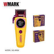 WMARK NG-8004 Wireless Charging Base Brushless Motor Hair Clipper Charging Hair Clipper DLC Blade