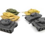 1/72 Assembled Model Tank German Tiger-Type Maintenance Panther M1A2 Merkawa Leopard 2A5 Tank 6 Mode