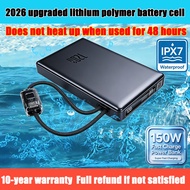 【IPX7 Super Waterproof】 60000mAh powerbank 3c certified 150W powerbank fast charging ccc certified p