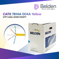 Belden Cat6 UTP Cable 305M/ 1000FT - (7814A 004A YELLOW)