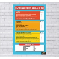 Glasow Coma Scale-GCS Health Poster