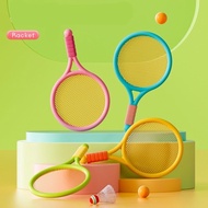 [SG] Kids Badminton Tennis Racket Ball Set for Beach Outdoor Indoor Sports / Mini Badminton Racket Light Weight for Kids