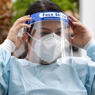 Face Shield (Reusable Safety Face Shield, Transparent Protective Shield,Anti-Saliva Windproof Dustproof Full Face Cover)