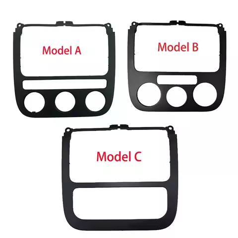 1K0858069H 1KD858069J 1KD858069 Climate Control Switch Panel Trim Black Radio Surround Trim for VW J
