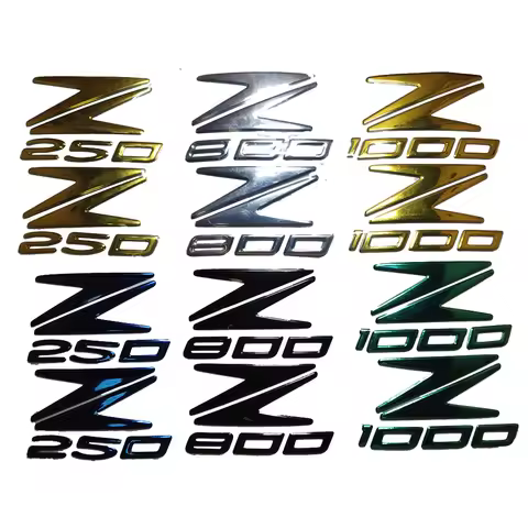 Motorcycle 3D Emblem Badge Decal Tank Ninja Z250 Z800 Z1000 Sticker For Ninja Series Z800 Z250 Z1000
