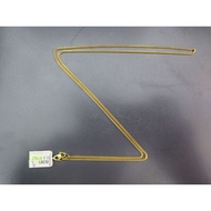 Emas 375 rantai leher mesin 61cm