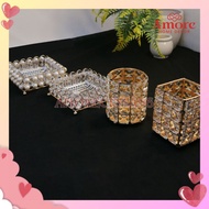 TEMPAT PENA KOTAK KUAS MAKEUP KRISTAL & ASBAK KACA KRISTAL MUTIARA TEBAK/TEMPAT ABU ROKOK MEWAH WE!