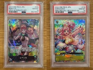 One Piece card日版Rebecca & Shirahoshi PSA 10