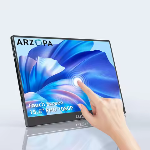 Arzopa A1T Cheap Touch Screen Monitor 15.6 Inch HDR IPS 1080P Portable Mobile Monitor Wireless Touch