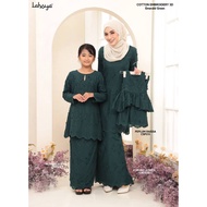 [LIMITED] Kurung Sedondon Sulam 3D Emerald Green