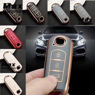 MAXG Car Key , Protection TPU Car Key Cover, Fashion Key Protector Holder Key Fob Cover for Mazda 2 