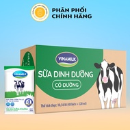 Thùng 48 Bịch Sữa Tươi Tiệt Trùng- Sữa Dinh Dưỡng Vinamilk 220ml - Có Đường