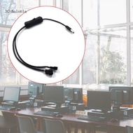 BO 40cm 15 75in Fan Power Adapter Cable 1 to 2 Ways USB to 3 4 Pin PWM 5V Fan Connector with On  Swi