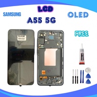 หน้าจอ Samsung GALAXY A55 5G oled LCD display for SAM A55 5G AMOLED อะไหล่มือถือ หน้าจอ+ แถมชุดไข