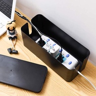 Figarge Cable Box Cable Management Box for Hiding Cable Multiple Plug Organiser Computer Wiring Loos