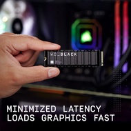 WD_BLACK (1TB 2TB 4TB) SN850X NVMe Internal Gaming SSD with Heatsink - PS5 Gen4 PCIe M.2 2280 Up to