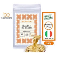 [Biocreations] Italian 00 Flour (Carlotta) - Protein Content: 12.1% (for Pizza, Pasta, Italian Bread) - 1kg