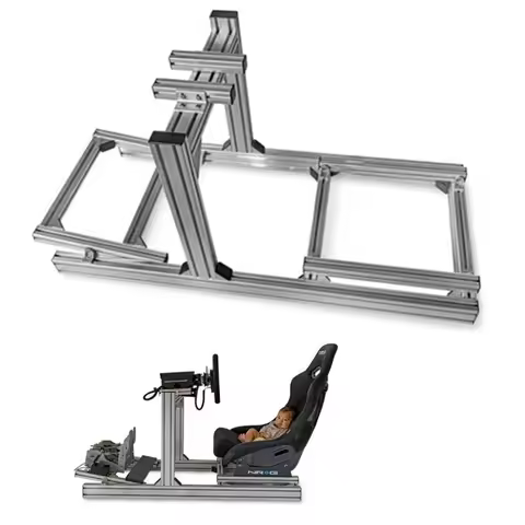4040 4080 40120 40160 aluminum extrusion custom racing steering wheel driving emulator racing cockpi
