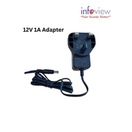 UK Switching Power Supply Power Adapter 12V 1A
