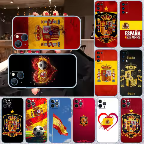 HU49 Spain Flag Phone Case for Motorola Moto G10 G20 G30 G31 G32 G34 G35 G41 G42 G50 G51 G52 G55 G60