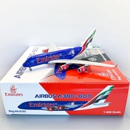 1: 400 UAA Airlines Airlines A380-800 A6-EOD Bracket Commemorative Card Airplane Model