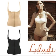 LULUDI BODY STOMACH CORSET BY WACOAL VEST SIZE ML LL EL SHAPEWEAR K116 LB 7921 BACK WAIST NIPPER BOD