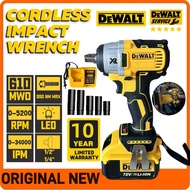 DeWALT 72V Cordless Electric Impact Wrench Rechargable Drill Brushless High Torque Socket Wrench