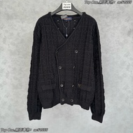 1:1 Original Label  Real Shot Cable Knit Button Cardigan Unisex Cardigan Men's Cardigan Women's Card